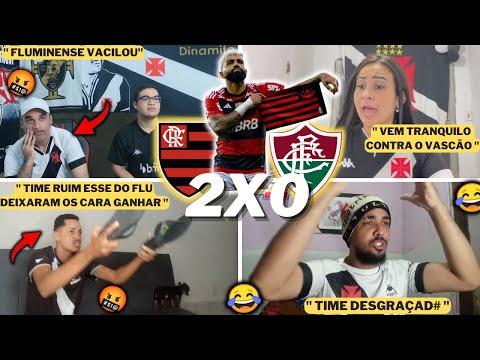 REAÇÕES DOS VASCAINOS SECANDO O MENGÃO - FLAMENGO 2X0 FLUMINENSE- COPA DO BRASIL 2023