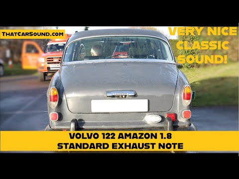 Volvo 122 Amazon 1.8 (1965) | Start & Idle | Engine Note & Exhaust Sound