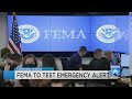FEMA conducting nationwide emergency alert system test on Wednesday