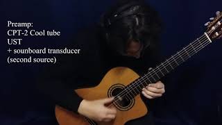 Video thumbnail for Takamine TH90 Hirade  classical electric  guitar demo by Владимир Гапонцев