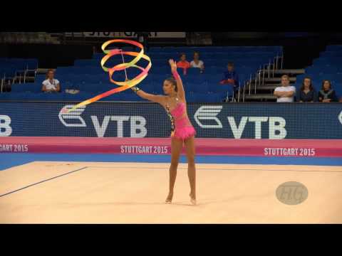 Basma OUATAY (MAR) 2015 Rhythmic Worlds Stuttgart - Qualifications Ribbon