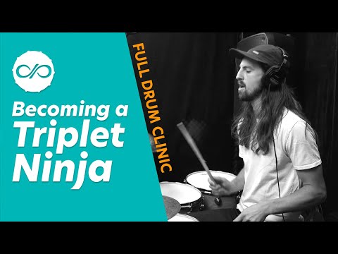 JP Bouvet - FULL DRUM CLINIC - "Becoming a Triplet Ninja"