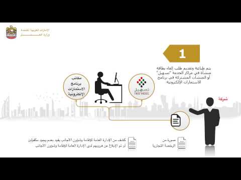 إلغاء بطاقة المنشأة