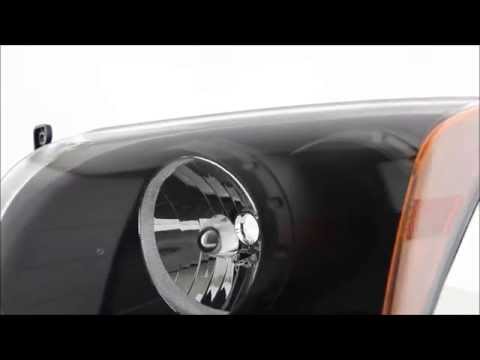 Headlight Assembly Pair For 2007-2012 Dodge Caliber – LH/RH Chrome – Yq-motoring