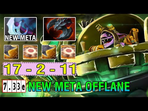 WTF Build [Timbersaw] Offlane 100% New Meta Manta + Satanic Brutal Right Click Unstopable Dota2