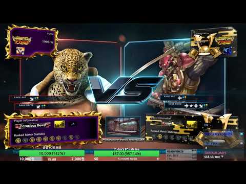Tekken 7 puma (king) VS eyemusician (yoshimitsu) PART [3/4]