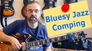 Making Jazz Chords sound Bluesy - Guitar lesson