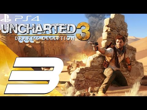 Uncharted 3 Drake's Deception PS4 - Walkthrough Part 3 - London & The Chateau [1080p 60fps]
