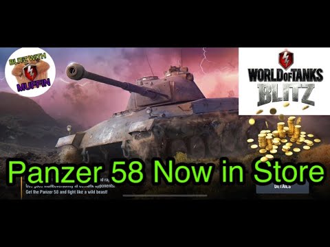 Panzer 58 Mutz Now in Store in WOTB
