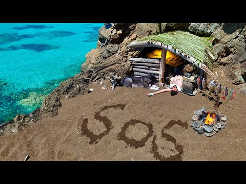 3 DAYS solo survival on island (NO FOOD, NO WATER, NO SHELTER) Catch and Cook. BUSHCRAFT Camping