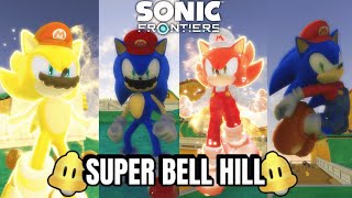 Sonic Frontiers Super Mario 3D World  Super Bell Hill level 4k