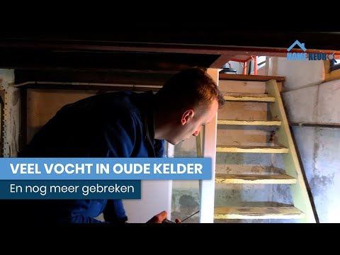 Ernstige vochtproblemen in de kelder leiden tot rotte balken en roest!