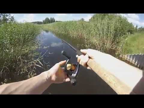 Kalassa Jarkon kanssa pikkujoella