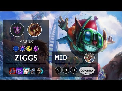 Ziggs Mid vs Corki - EUW Master Patch 10.10