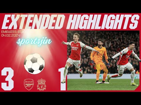 Arsenal vs Liverpool (3-1) | EXTENDED HIGHLIGHTS | RESUMEN | Saka, Martinelli, Trossard