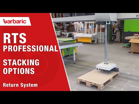 Barbaric Return System RTS Professional // Stacking Options for Finished Parts