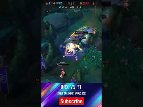 DRX vs T1 Finals World Championship 2022 Lol Esports Game 2 #shorts #leagueoflegends #lol