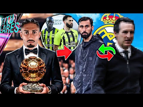 DT para reemplazar a Arbeloa | Raphinha “Yo merecía el Balón de Oro” | Kante y Benzema quieren irse