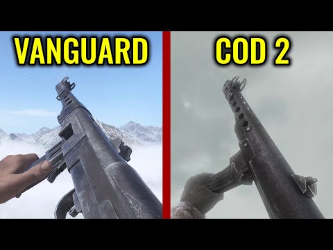 Call of Duty 2 vs Vanguard - Weapons Comparison