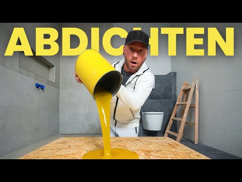 Bad abdichten – OSB Boden richtig abdichten (Schritt für Schritt)