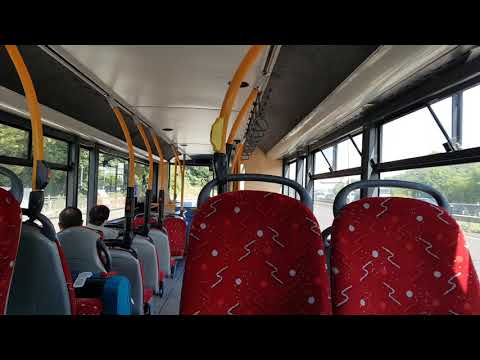 *thrash*Tyrers bus JRZ 3263 (trident) on 17/08/17 on rail rep (1080P) (UHD)