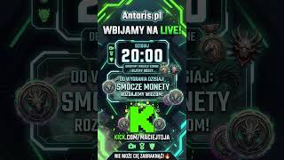 Miniaturka - Wbijajcie na LIVE dzisiaj o 20:00! 🔥 Gramy na Antaris.pl, #metin2 #kick