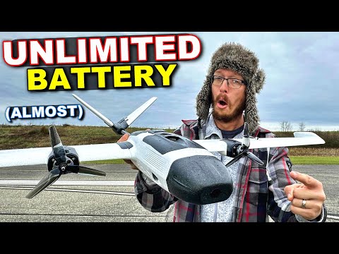 RC Plane with 90 MINUTE Flight Time!!!