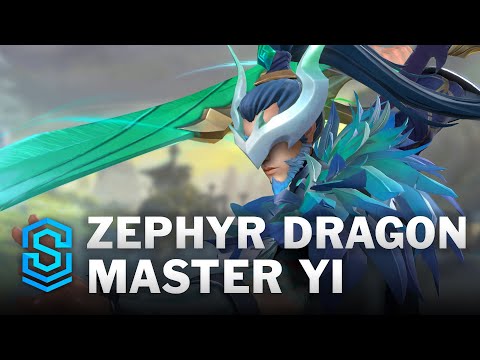 Zephyr Dragon Yi Wild Rift Skin Spotlight