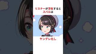 ㊗️40万回再生！！リスナーが浮気したのを発見して豹変するホロメン #shorts #ホロライブ切り抜き 【 #大空スバル #夏色まつり #白銀ノエル 】