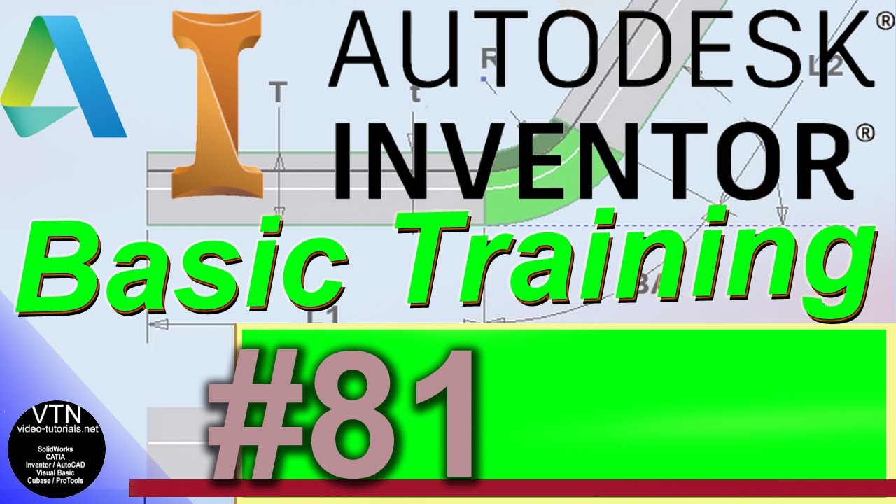 AutoDesk INVENTOR Basic Training 81 ( Crop )