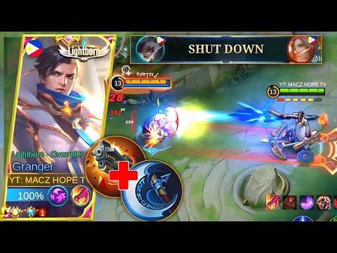 THIS IS HOW TO COUNTER A TANKEY LANCELOT IN A RANK GAME | GRANGER NEW BEST BUILD 2023 - MLBB