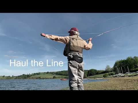 Casting a fly line  (The Double Haul in Slowmo)  Advanced Casting Techniques.