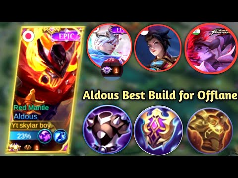 Aldous offlane best build 2022 || must try || Aldous best build 2022