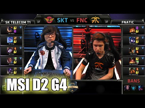 SK Telecom T1 vs Fnatic | MSI Group Stage Day 2 Mid Season Invitational 2015 | SKT vs FNC MSI 60FPS