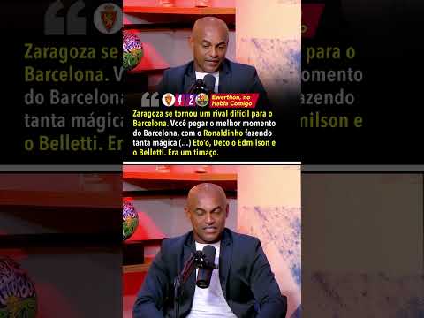 Ewerthon foi o CARRASCO do Barcelona de Ronaldinho #shorts