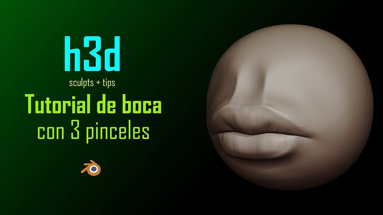 Tutorial de Boca - sólo con 3 pinceles