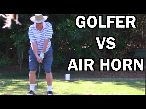 BEST GHILLIE SUIT GOLF COURSE AIR HORN PRANK EVER!! | JOOGSQUAD PPJT
