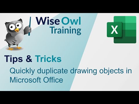 Quickly duplicate drawing objects in Microsoft Office