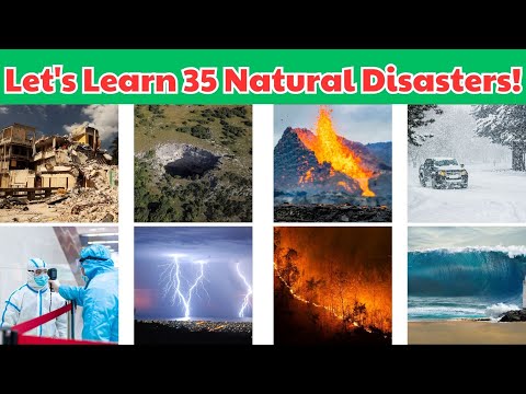 Learn English with 🌍 35 Disasters on Earth 🌋🌪🌊 | Educational Video for Kids - Gon Gon Edu