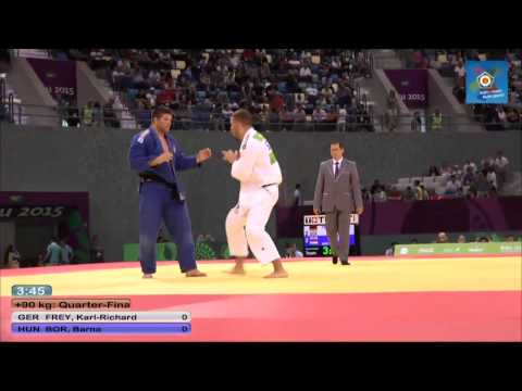 Germany vs Hungary European judo teams championships - Baku 2015