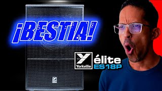 TE SOPRENDERA EL SUPER POTENTE SUBWOOFER YORKVILLE ELITE ES18P