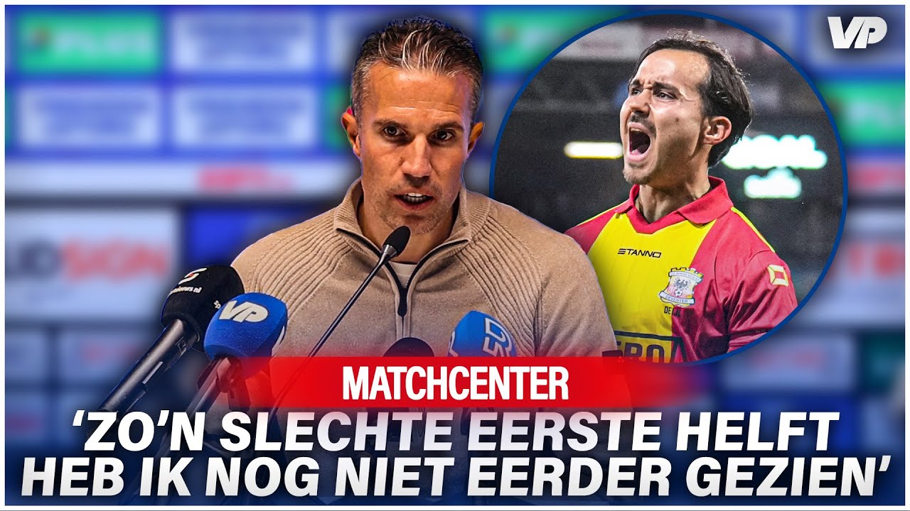 Van Persie schrikt van bijzonder slecht Feyenoord: 'Dat heb ik niet eerder gezien'