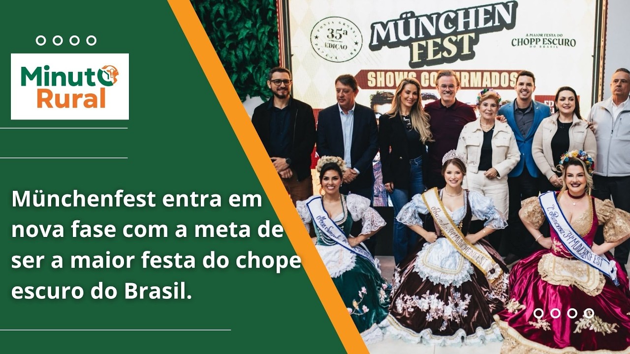 Münchenfest entra em nova fase com a meta de ser a maior festa do chope escuro do Brasil.