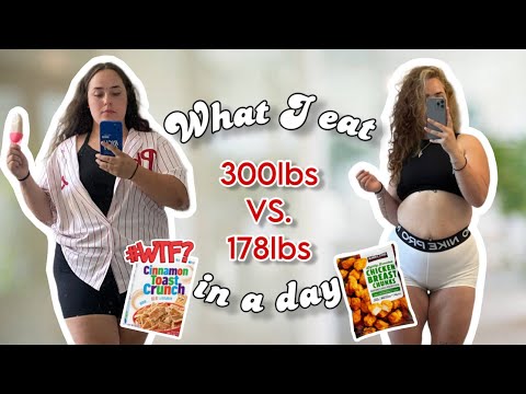 What I Eat In A Day at 300lbs vs 178lbs: SHOCKING Macro Comparison Reveals Weight Loss Secrets!
