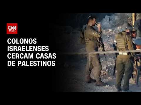 Israelenses tomam casas palestinas na Cisjordânia após cerco de colonos | CNN PRIME TIME