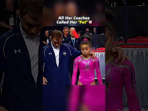 Can you believe her coaches would do this😞 #gymnastics #fat #sports #coach #tumbling #perfect