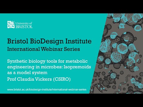 BBI International Webinar Series - Professor Claudia Vickers (CSIRO)