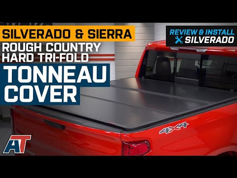2019-2021 Silverado & Sierra 1500 Rough Country Hard Tri-Fold Tonneau Cover Review & Install