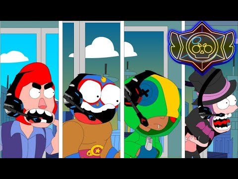 BRAWL STARS ANIMATION: 300 IQ VS 10 IQ #4 (Parody)