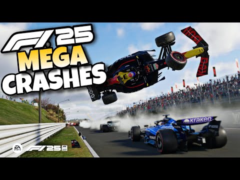 F1 25 MEGA CRASHES